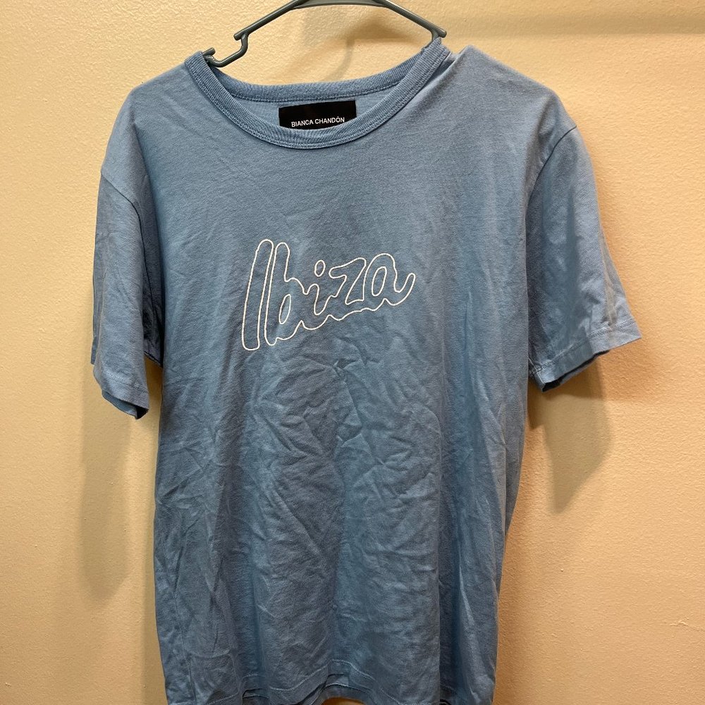 Bianca Chandon Ibiza Baby Blue T-Shirt (medium)